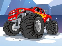 Play Monster Truck Wheels Winter